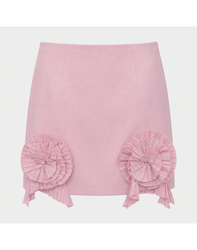 블루마린 [해외직구] 26FW 블루마린 미디 스커트 RF6050T8864 62126 AZALEA PINK 착용컷