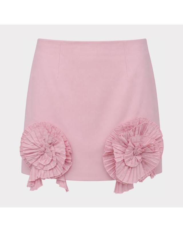 블루마린 [해외직구] 26FW 블루마린 미디 스커트 RF6050T8864 62126 AZALEA PINK 착용컷