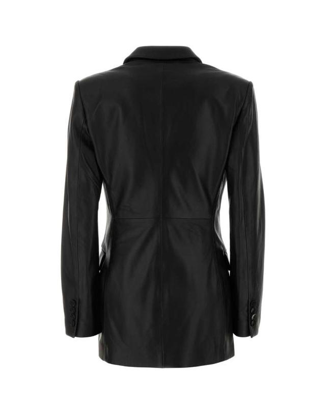 블루마린 [해외직구] 26FW 블루마린 가죽 자켓 RF6248P03562L12A 22222 Black 착용컷