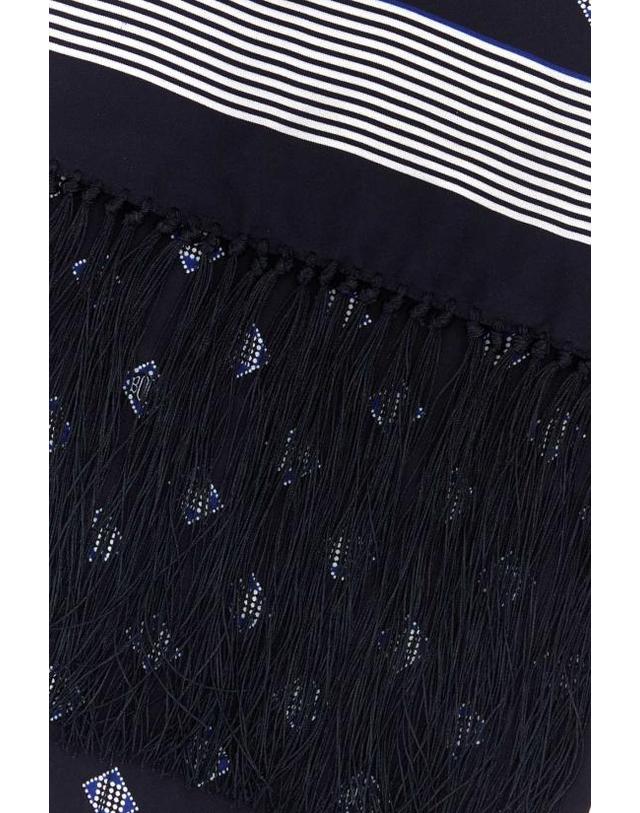 보디 [해외직구] 26SS 보디 머플러 스카프 MRS26AC002 NAVYBLUE 착용컷