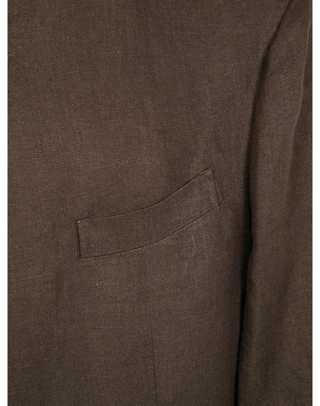 볼리올리 [해외직구] 25SS 볼리올리 자켓 K5602EW SB4015 0480 DARK BROWN 착용컷