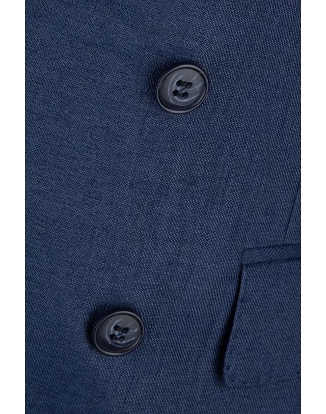 브라이언 데일즈 [해외직구] 24SS 브라이언데일스 베스트 JK5109G74 003 AZZURRA 착용컷