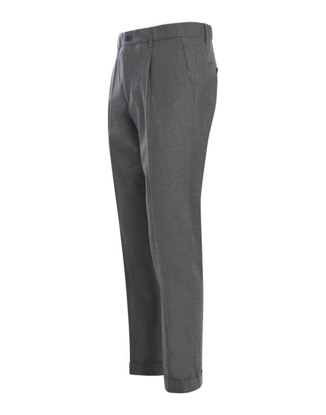 브리글리아 1949 [해외직구] 23SS 브릴리아1949 스트레이트 팬츠 ISOLAS423120060 Light Grey 착용컷