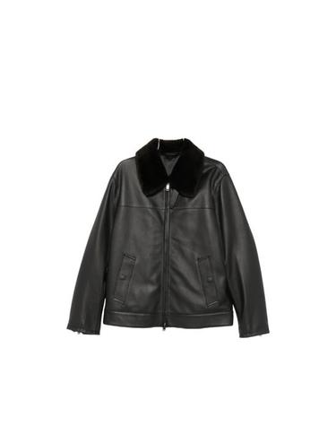 [해외직구] 26FW 브리오니 가죽 자켓 PLDI0L OA701 1000 BLACK