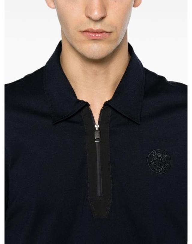 브리오니 [해외직구] 26SS 브리오니 폴로 티셔츠 UJUQ0L OD6204100 NAVY 착용컷