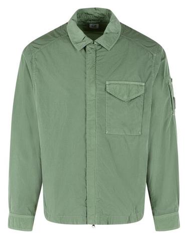 [해외직구] 26SS 씨피 컴퍼니 크롬 R 지퍼 렌즈 오버셔츠 20CMOS710A 005904G668 Green