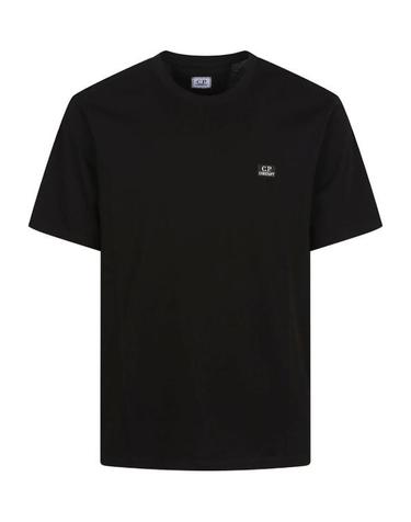[해외직구] 씨피 컴퍼니 30 1 저지 숏슬리브 로고 패치 티셔츠 RCCMTS726A005100W BLACK