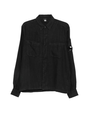 [해외직구] 26SS 씨피 컴퍼니 긴팔 셔츠 20CMSH259A110533G999 BLACK