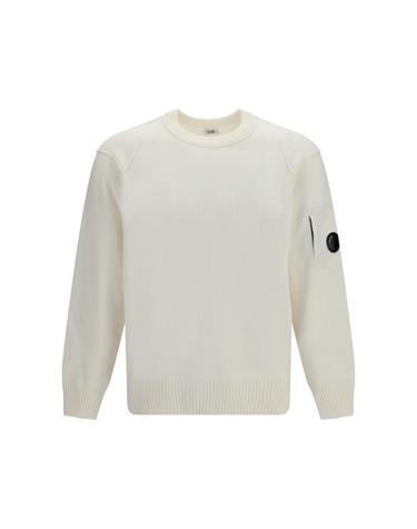 [해외직구] 26FW 씨피 컴퍼니 램스울 GRS 크루넥 렌즈 스웨터 RFCMKN707A110149A 103 WHITE
