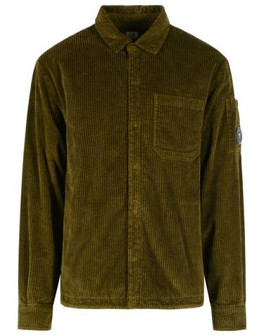 [해외직구] 26FW 씨피 컴퍼니 긴팔 셔츠 21CMOS222A 110472G683 Green