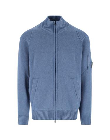 [해외직구] 26FW 씨피 컴퍼니 집업 니트 21CMKN708A 110149A 871 BLUE