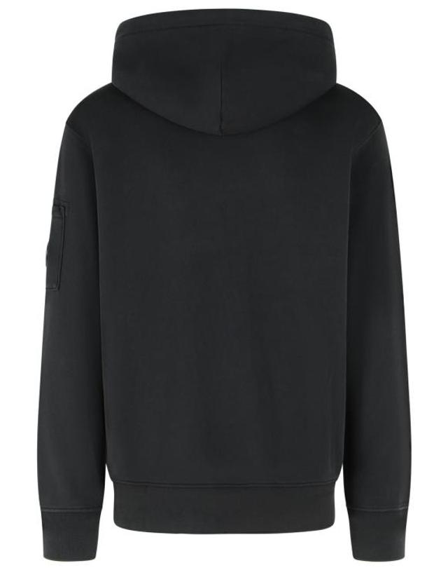 씨피 컴퍼니 [해외직구] 26SS 씨피 컴퍼니 후드 티셔츠 20CMSS037A 110044G999 Black 착용컷