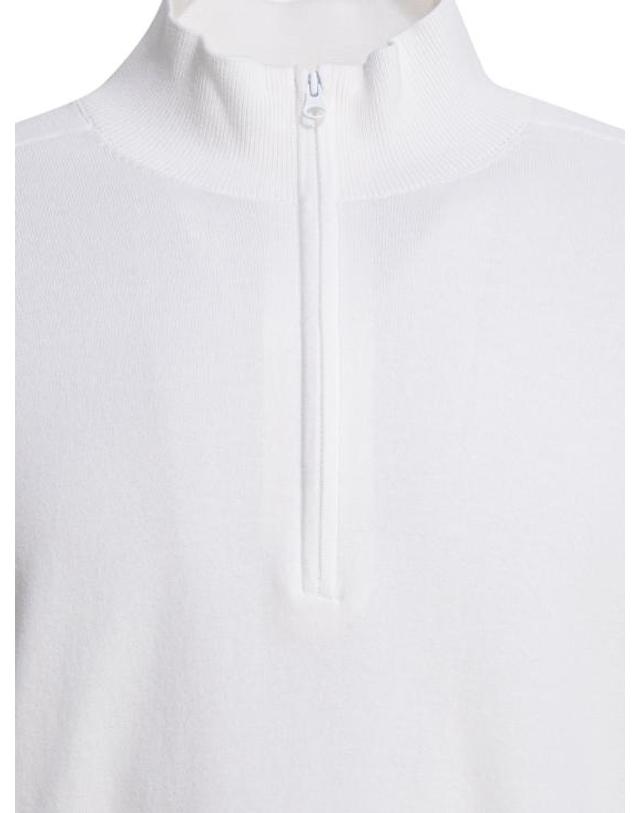 씨피 컴퍼니 [해외직구] 26SS 씨피 컴퍼니 집업 니트 20CLKN064A110578A103 White 착용컷