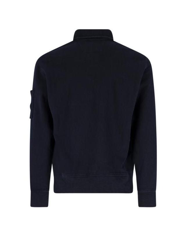 씨피 컴퍼니 [해외직구] 26SS 씨피 컴퍼니 집업 니트 20CMSS208A110337O 889 Blue 착용컷