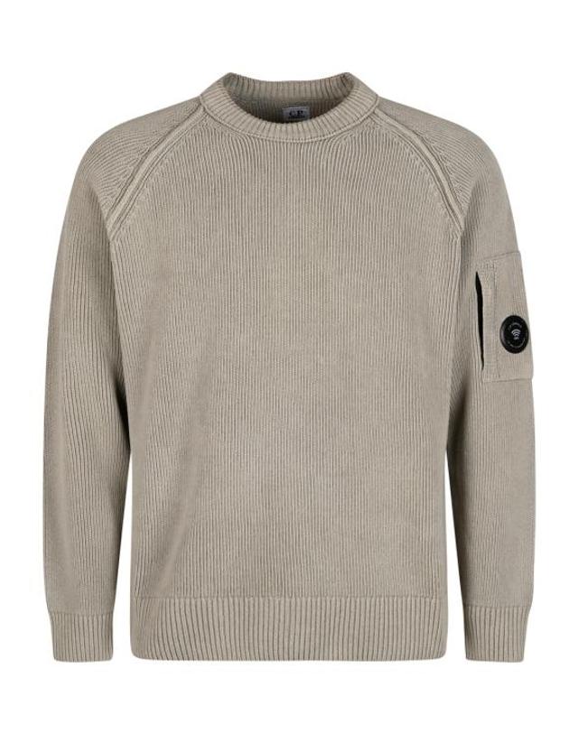 씨피 컴퍼니 [해외직구] 26FW 씨피 컴퍼니 스웨터 21CMKN196A 005558G936 FLINT GREY 착용컷