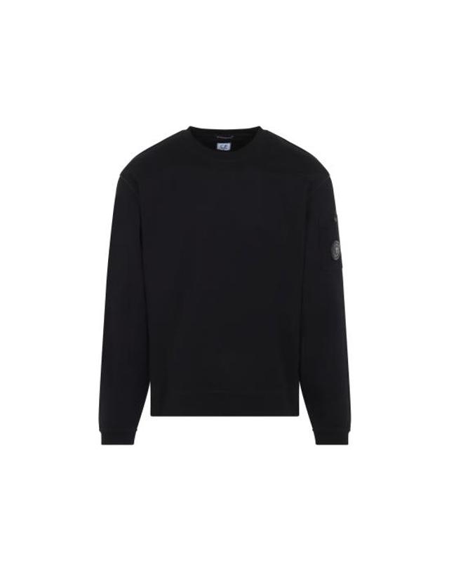 씨피 컴퍼니 [해외직구] 26FW 씨피 컴퍼니 긴팔 티셔츠 21CMTS100A 110580W 999 BLACK 착용컷