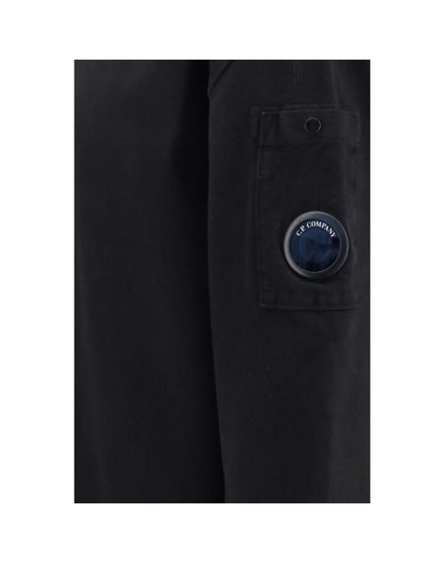 씨피 컴퍼니 [해외직구] 26FW 씨피 컴퍼니 긴팔 티셔츠 CP21CMSS020A006372M999BB BLACK 착용컷