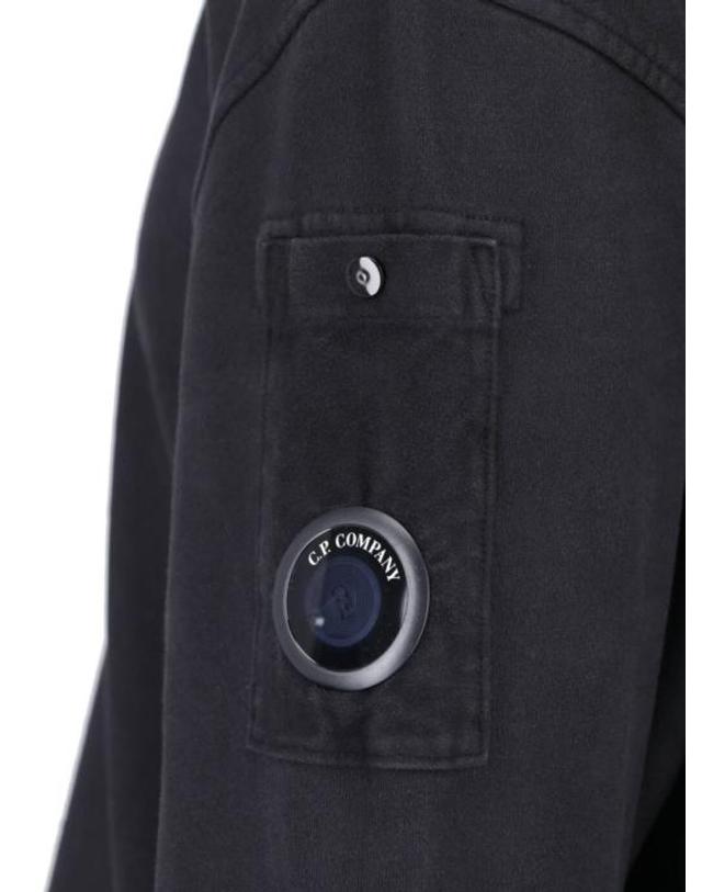 씨피 컴퍼니 [해외직구] 26FW 씨피 컴퍼니 긴팔 티셔츠 21CMSS020A 006372M999 Black 착용컷
