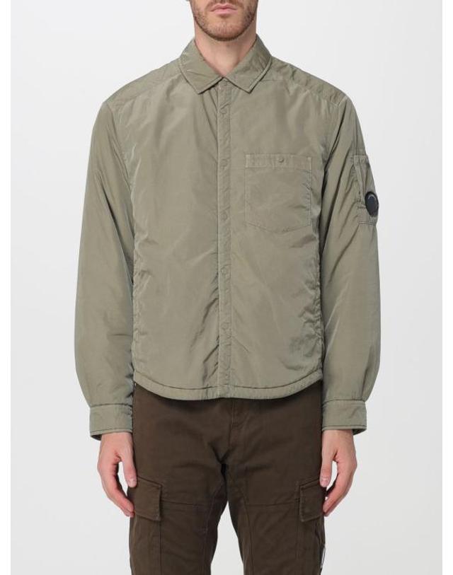 씨피 컴퍼니 [해외직구] 26FW 씨피 컴퍼니 긴팔 셔츠 21CMKN707A110149A 978 Grey 착용컷