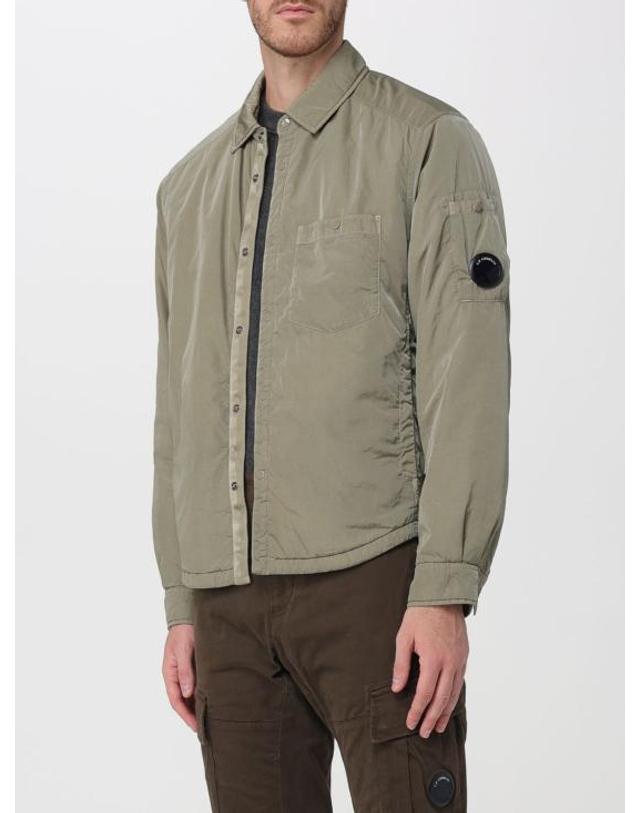씨피 컴퍼니 [해외직구] 26FW 씨피 컴퍼니 긴팔 셔츠 21CMKN707A110149A 978 Grey 착용컷