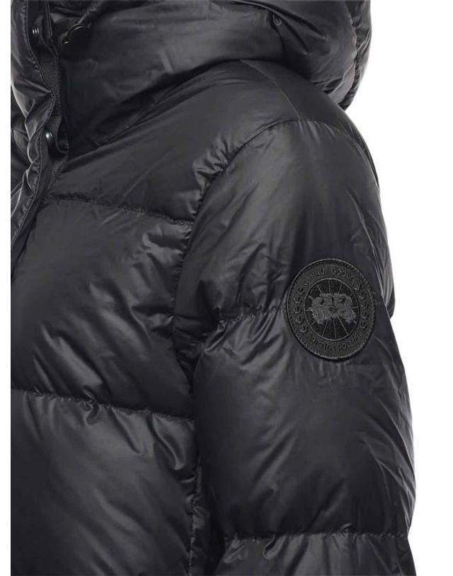 캐나다구스 [해외직구] 26FW 캐나다구스 몽고메리 코트 토널 라벨 3043WT9061 Black 착용컷