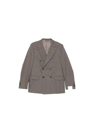 [해외직구] 26FW 카루소 수트 자켓 510239 LN1JD612F 0550 GREY BROWN