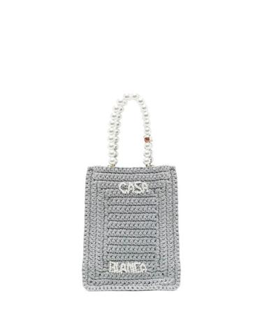 [해외직구] 25SS 카사블랑카 숄더백 APS25 BAG 113 01 SILVER