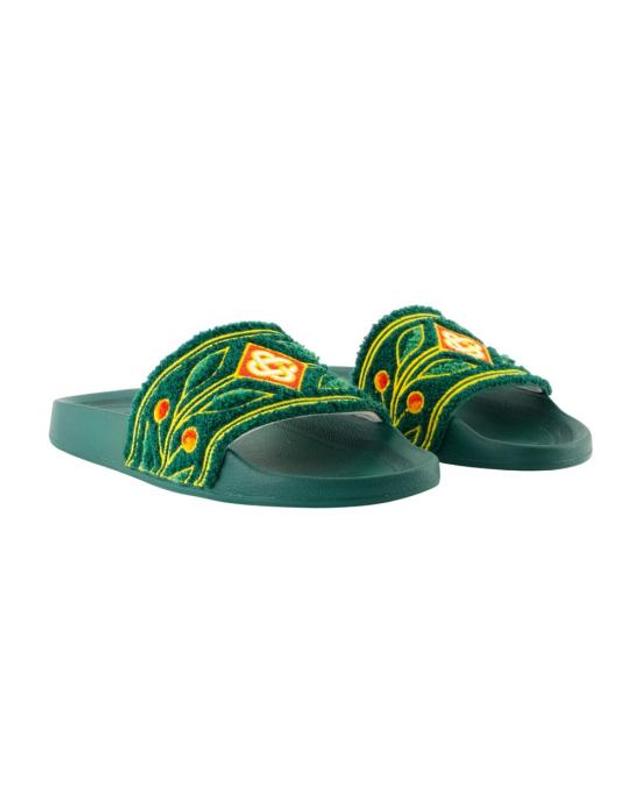 카사블랑카 [해외직구] 25FW 카사블랑카 샌들 APF25FW03002 GREEN 착용컷