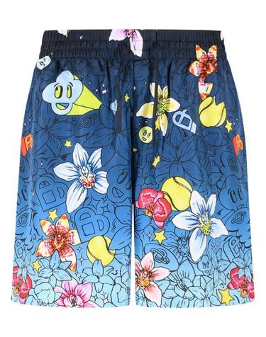 [해외직구] 26SS 카사블랑카 숏팬츠 M SS26 TR 399 04GRAFFITI REPEAT Blue