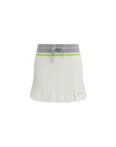 [해외직구] 26SS 카사블랑카 숏 스커트 CAWSP26KW124801WHITEBB