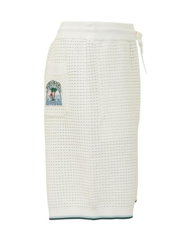 카사블랑카 [해외직구] 26FW 카사블랑카 숏팬츠 MPF26KW1427 01 PALM TREE EMBLEM 착용컷