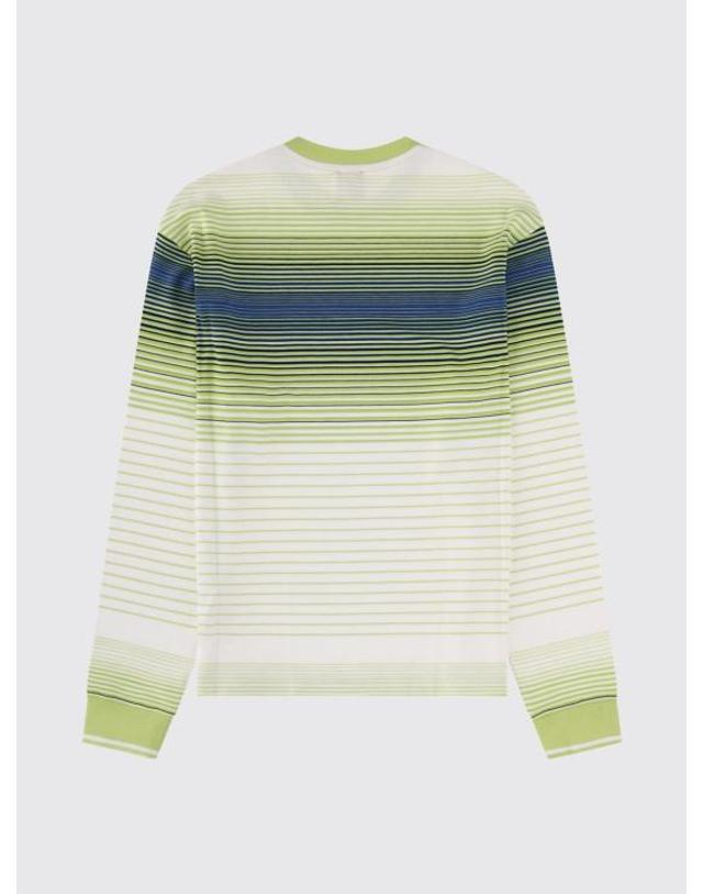 카사블랑카 [해외직구] 26SS 카사블랑카 긴팔 티셔츠 WSS26JTP511 01 Striped 착용컷