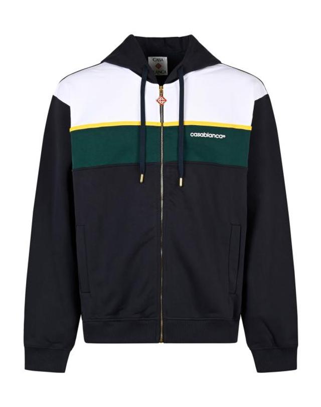 카사블랑카 [해외직구] 26FW 카사블랑카 자켓 MPF26JTP54501 NAVY GREEN WHITE 착용컷