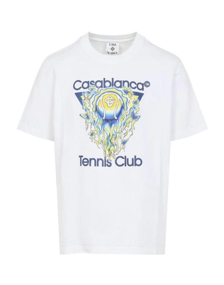 CASABLANCA [해외] 26SS 카사블랑카 반팔 티셔츠 MSP26JTS00101 White E7UHXX31092