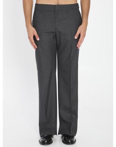 [해외직구] 25FW 셀린느 스트라이프 울 플란넬 팬츠 RP05J772W 08CR GREY