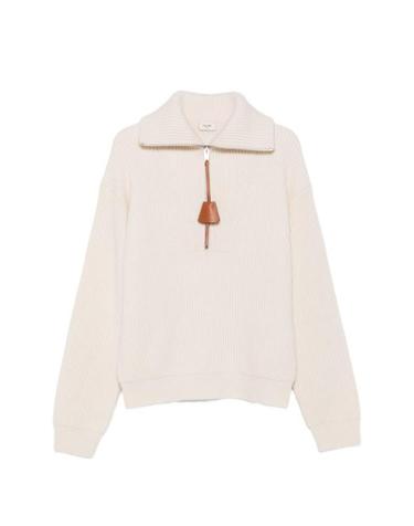 [해외직구] 26FW 셀린느 리브드 코튼 스웨트팬츠 RY10T4S88 01BC WHITE