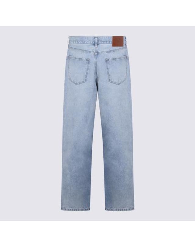 셀린느 [해외직구] 26SS 셀린느 코튼 데님 졸린 진 RP05N789D GFV8 BLUE BLISS 착용컷