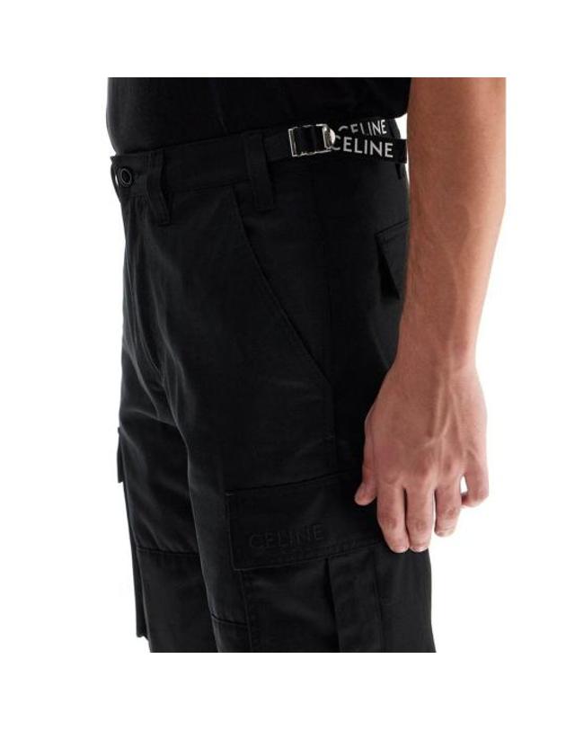셀린느 [해외직구] 셀린느 카고 팬츠 CE 9137706696916 BLACK 착용컷