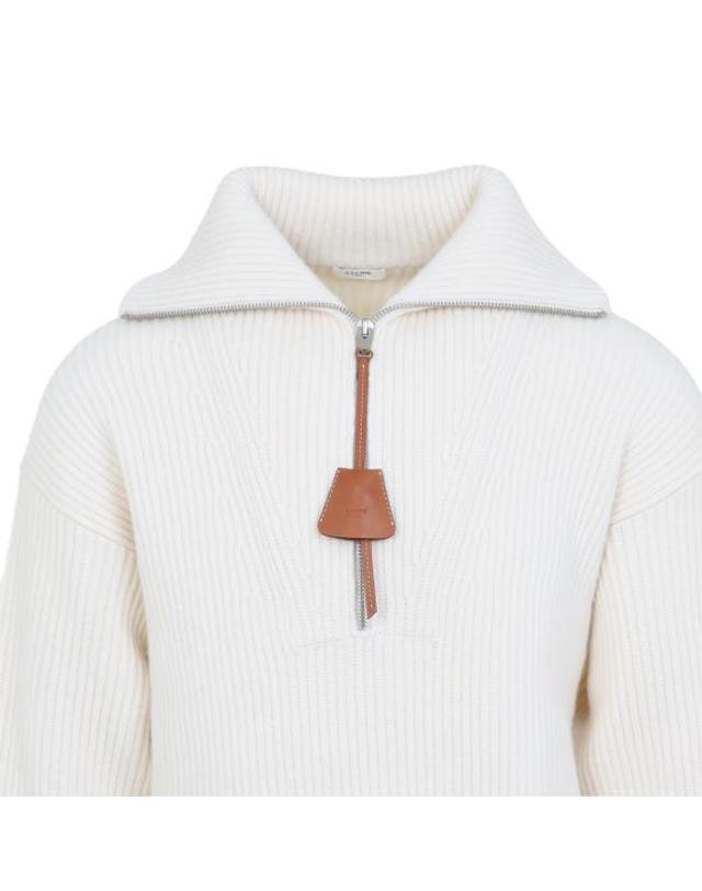 셀린느 [해외직구] 26FW 셀린느 리브드 코튼 스웨트팬츠 RY10T4S88 01BC WHITE 착용컷