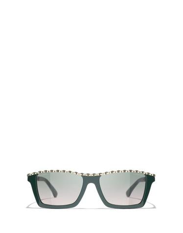 [해외직구] 26FW 샤넬 선글라스 CH5548Q 1459S3 GREEN VENDOME