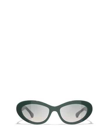 [해외직구] 26FW 샤넬 선글라스 CH5538Q 1459S3 GREEN VENDOME
