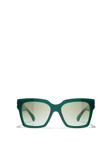 [해외직구] 26FW 샤넬 선글라스 CH5557 1228S3 OPAL GREEN