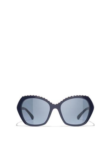 [해외직구] 26FW 샤넬 선글라스 CH5547Q 1462S2 BLUE VENDOME