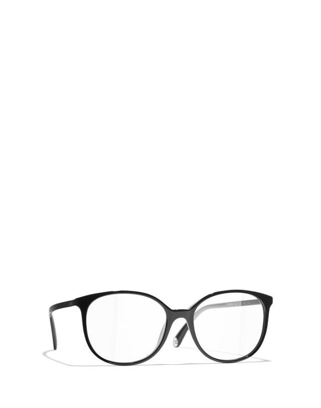 샤넬 [해외직구] 26FW 샤넬 안경 CH3432 C501 BLACK 착용컷