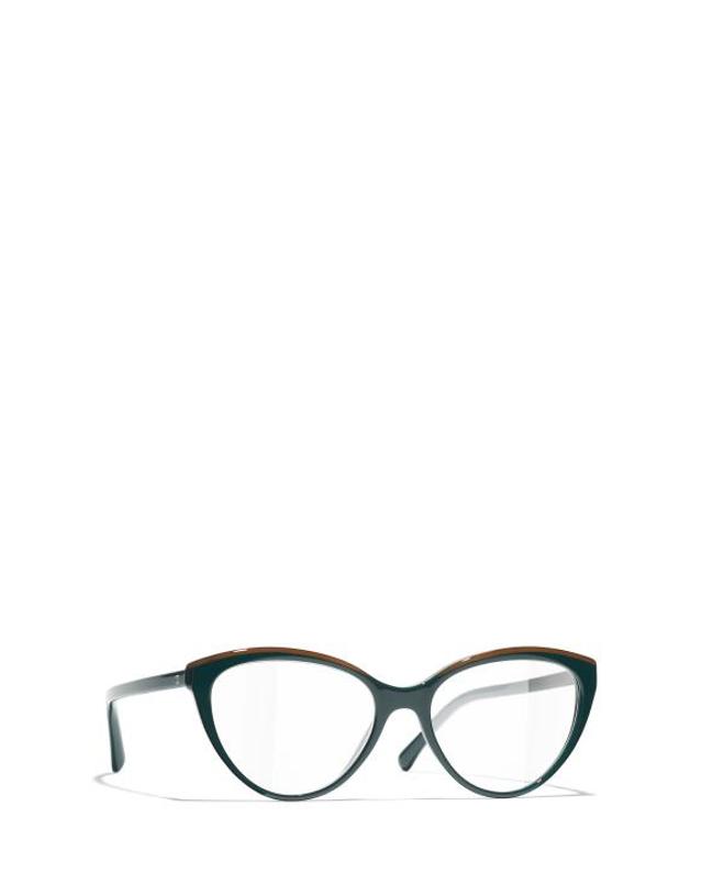 샤넬 [해외직구] 25FW 샤넬 안경 CH3393 1795 GREEN 착용컷