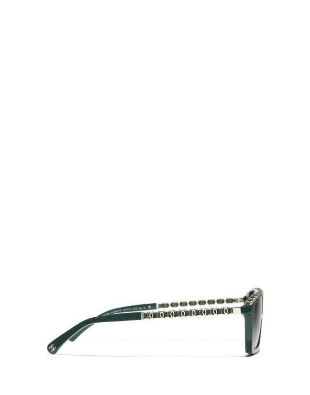 샤넬 [해외직구] 26FW 샤넬 선글라스 CH5548Q 1459S3 GREEN VENDOME 착용컷