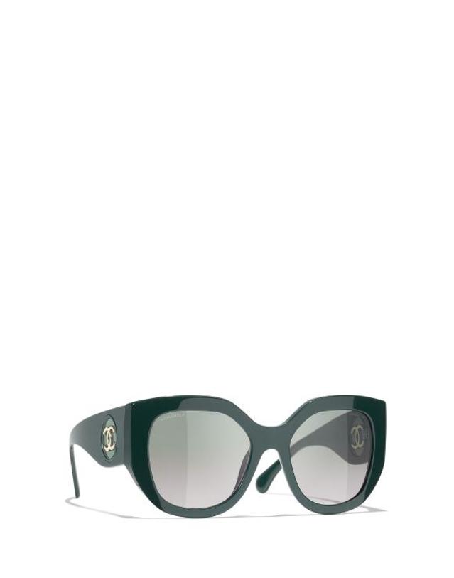 샤넬 [해외직구] 26FW 샤넬 선글라스 CH5550 1459S3 GREEN VENDOME 착용컷