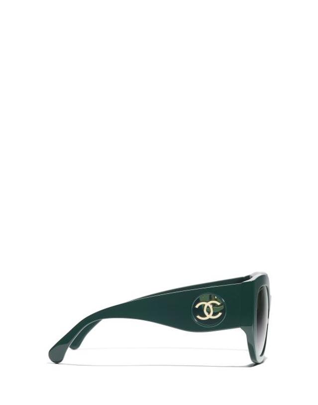샤넬 [해외직구] 26FW 샤넬 선글라스 CH5550 1459S3 GREEN VENDOME 착용컷