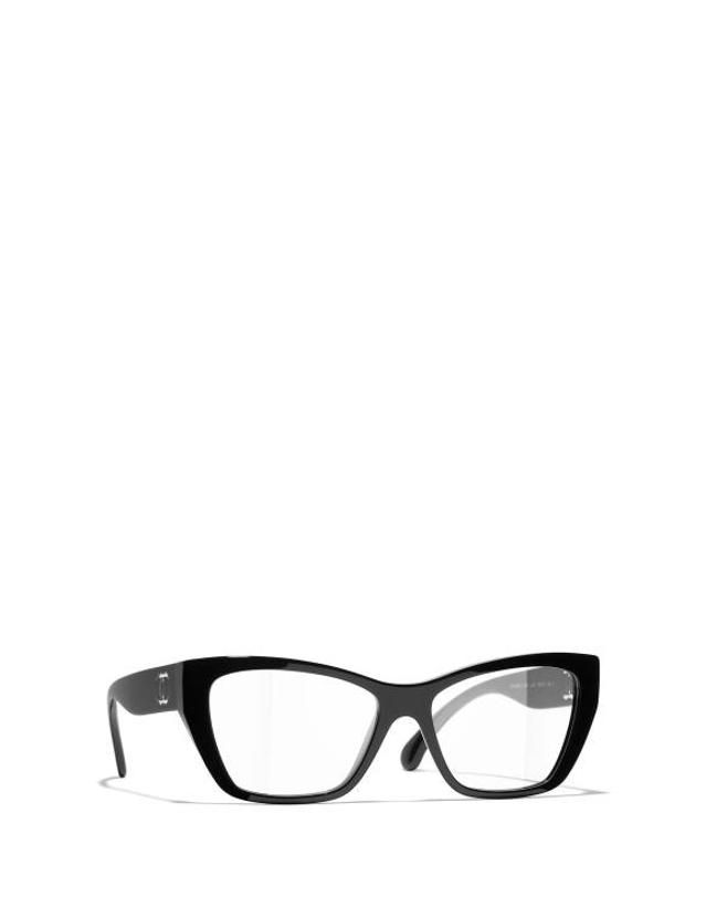 샤넬 [해외직구] 26FW 샤넬 안경 CH3474 C501 BLACK 착용컷