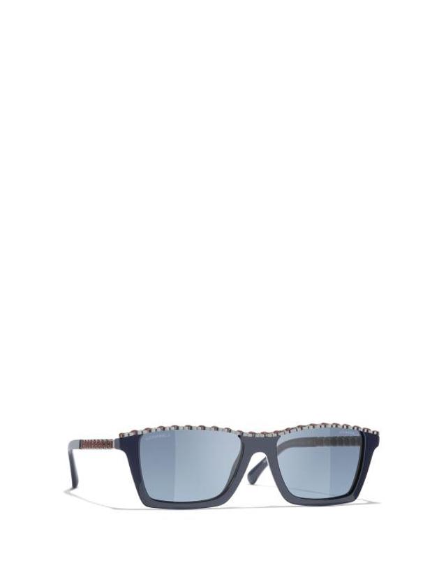 샤넬 [해외직구] 26FW 샤넬 선글라스 CH5548Q 1462S2 BLUE VENDOME 착용컷